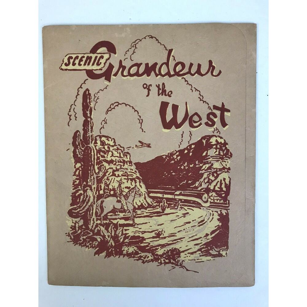 Scenic Grandeur of the West: Southern Pacific Lines Scenes Trains Photos 40's